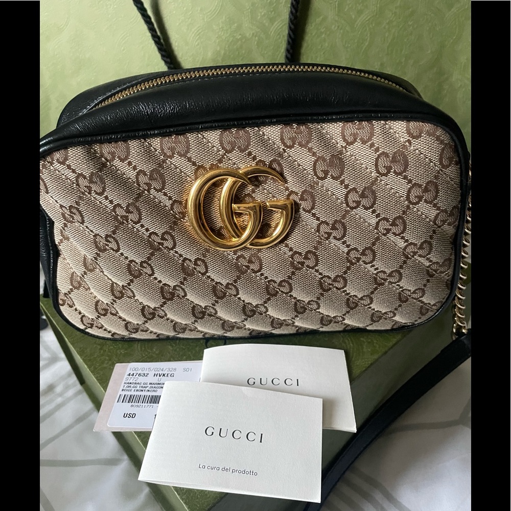 Authentic Gucci GG Marmont crossbody bag. NWT comes with box, bag and dust cover